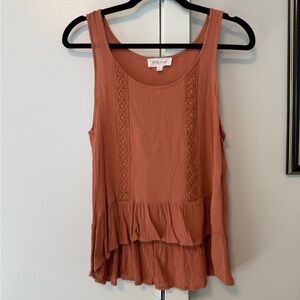 Pink Rose Women's Terracotta Tank Top